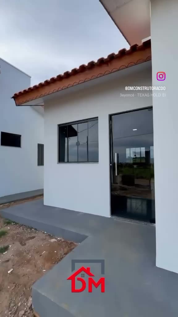 Casa entregue — Fachada finalizada em Comodoro – MT