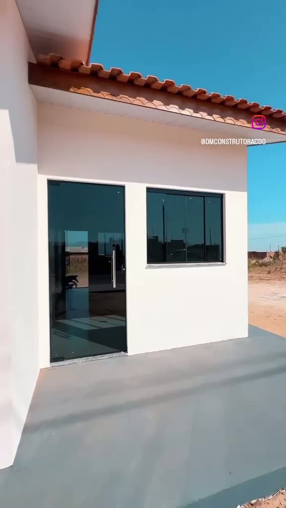 Casa entregue — Fachada finalizada em Comodoro – MT